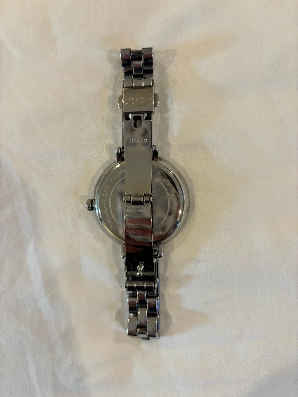 Michael Kors Silver-Tone Crystal Bezel Women's Bracelet Watch
